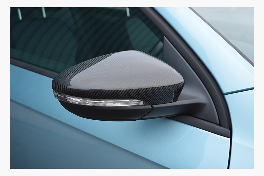 Volkswagen Scirocco 2008–2017 Peilinkuoret (2 kpl, aitoa hiilikuitua) Image