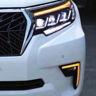 Ajovalot Lexus-design-3-LED V1 (2017+, 2 kpl) Toyota Land Cruiser Prado 150 2009–2023 kuva 2