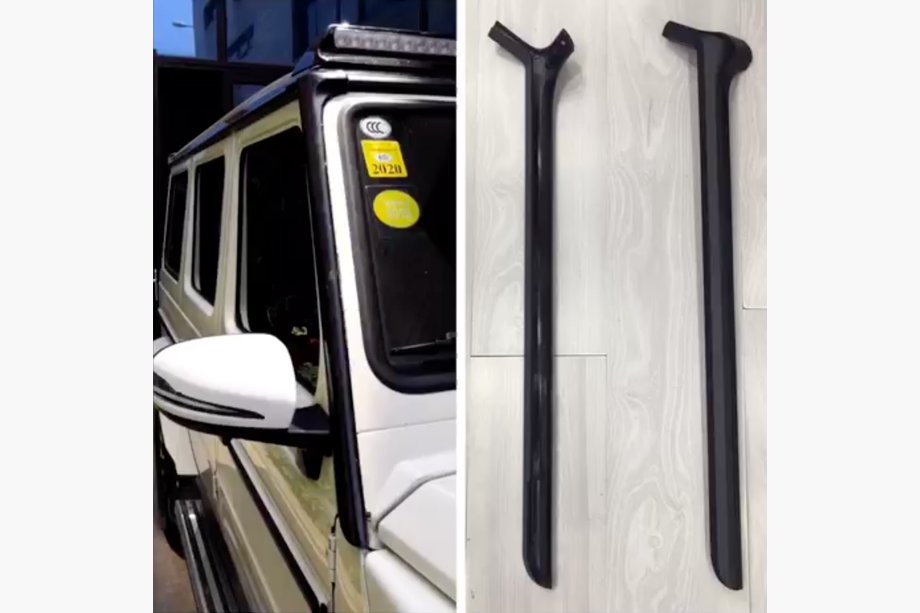 Mercedes G class W463 1990–2018 Pystysuorat koristelistat (2 kpl, design 2018) Image