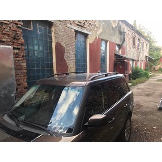Alumiiniset kattokaiteet (mustat) Range Rover III L322 2002–2012 kuva 1
