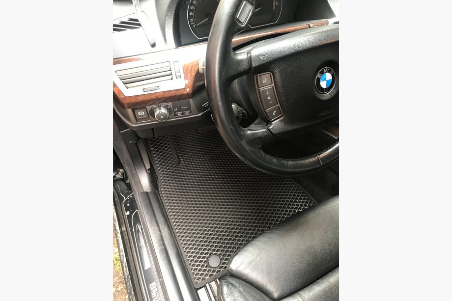 BMW 7-sarja E65/66 2001–2008 Lattiamatot E65 (EVA, mustat) Image