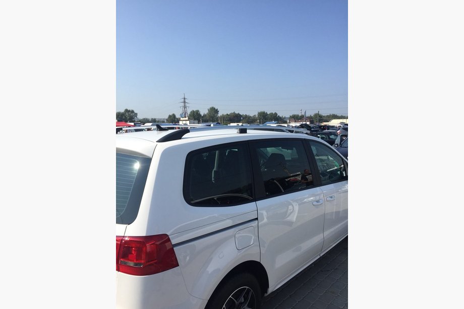 Volkswagen Sharan 2010–2023 Kromatut kattokaiteet (turkkilainen muotoilu) Image