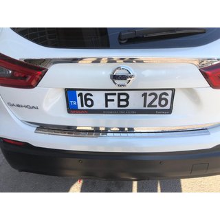 Carmos takapuskurin suojalista (2017-2021, ruostumaton teräs) Nissan Qashqai 2014–2021 kuva 3