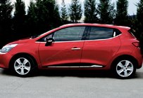 Renault Clio IV 2012–2019 Ovilista upotuksella (4 kpl, ruostumaton teräs) kuva 1