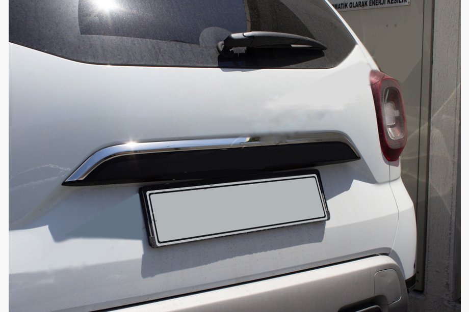 Renault Duster 2018–2024 Rekisterikilven ylälista (ruostumaton teräs) Image