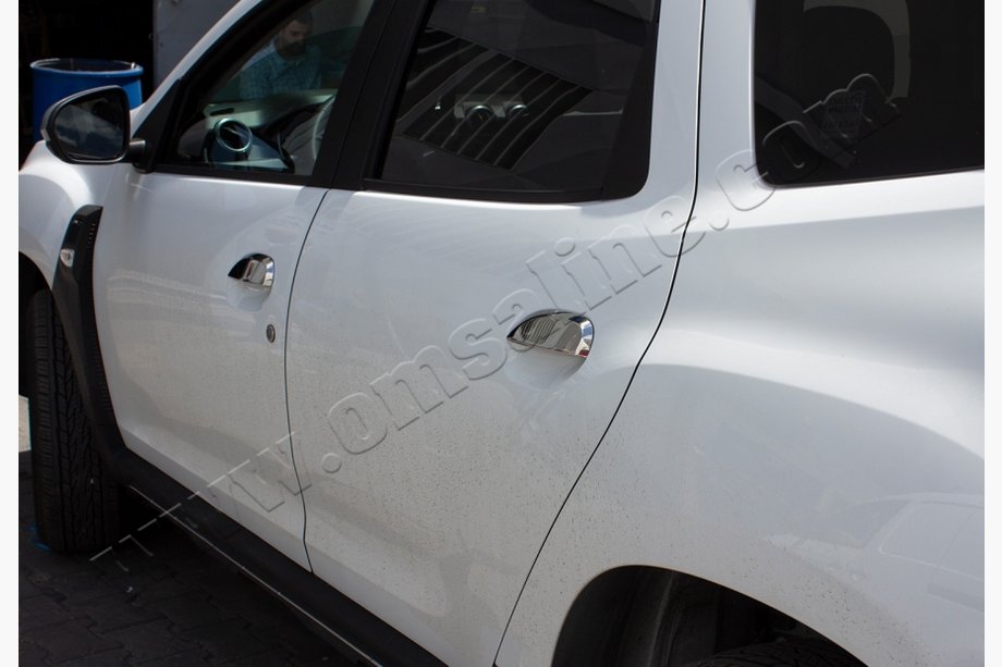 Renault Duster 2018–2024 Ovenkahvan suojakuoret (4 kpl, ruostumaton teräs) Carmos - turkkilainen teräs Image