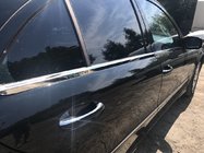 Mercedes E-class W211 2002–2009 Ikkunoiden ulkoreunalistat (ruostumaton teräs) SW, Carmos - turkkilaista terästä (6 kpl) kuva 1