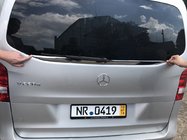 Mercedes Vito/V-class W447 2014– Takalasın reunalista (pieni lasi) (ruostumaton teräs) kuva 2