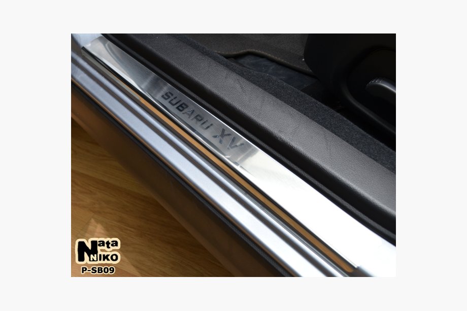 Subaru XV 2011–2017 Natanika Premium kynnyslistat (2 kpl, ruostumaton teräs) Image