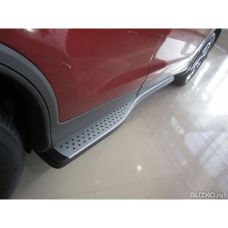 Alkuperäiset sivuportaat (2 kpl, alumiini) Honda CRV 2012–2016 kuva 2