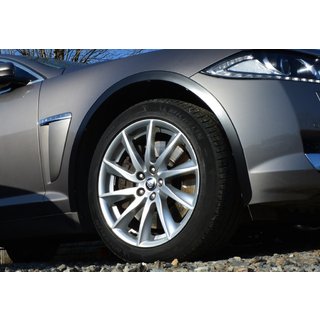 Pyöränkaaren kromilistat (4 kpl, ruostumaton teräs) Jaguar XF 2009–2016 kuva 1