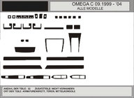 Opel Omega B 1994–2003 TARJOUS! Kojelaudan listat alumiinilook (1993-1999) kuva 1