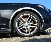 Mercedes E-sarja W212 2009–2016 Pyöränkaaren kromilistat (4 kpl, ruostumaton teräs) kuva 1