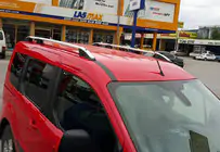 Ford Connect 2014–2021 OmsaLine Elegance kattokaiteet (2 kpl, harmaa) kuva 1