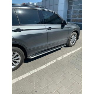 OEM-sivuastinlaudat perusmalliin (2 kpl, alumiini) Volkswagen Tiguan 2016–2023 kuva 1