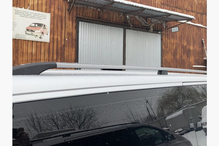 Volkswagen T5 Multivan 2003–2010 ALE!!! Kattokaiteet, harmaa metallinhohto Pitkä akseliväli Image