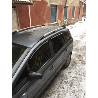 Alumiiniset kattokaiteet (Caravan, kromi) Opel Zafira B 2005–2011 kuva 3