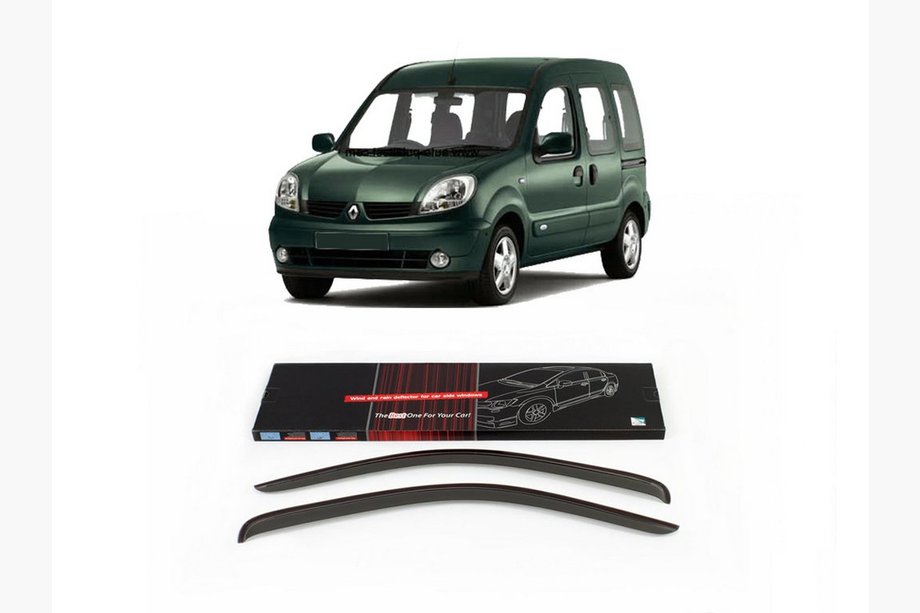 Renault Kangoo 1998–2008 Ikkunadeflektorit 8 cm (2 kpl, Sunplex) Image