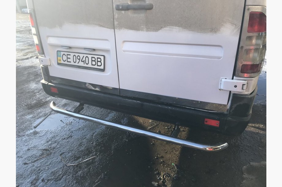 Mercedes Sprinter W901/902/903/904/905 1995–2006 Takaluukun reunalista (2-osainen, ruostumaton teräs) Image