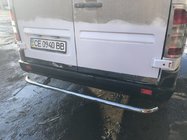Mercedes Sprinter W901/902/903/904/905 1995–2006 Takaluukun reunalista (2-osainen, ruostumaton teräs) kuva 1