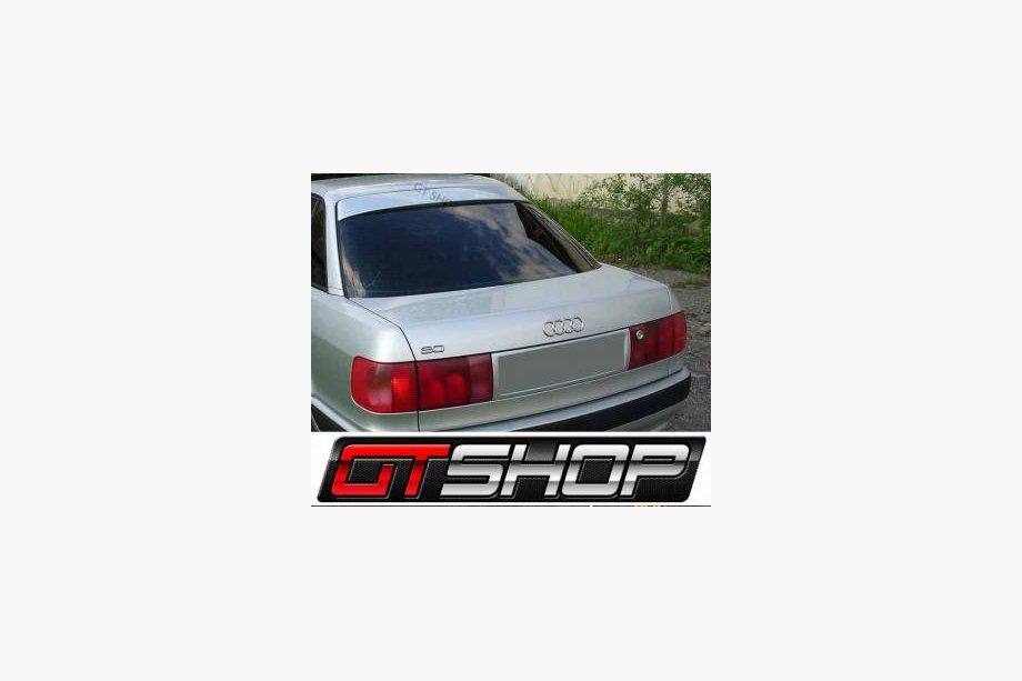 Audi 80/90 1987–1996 Takalasispoileri (lasikuitu, maalattava) Image