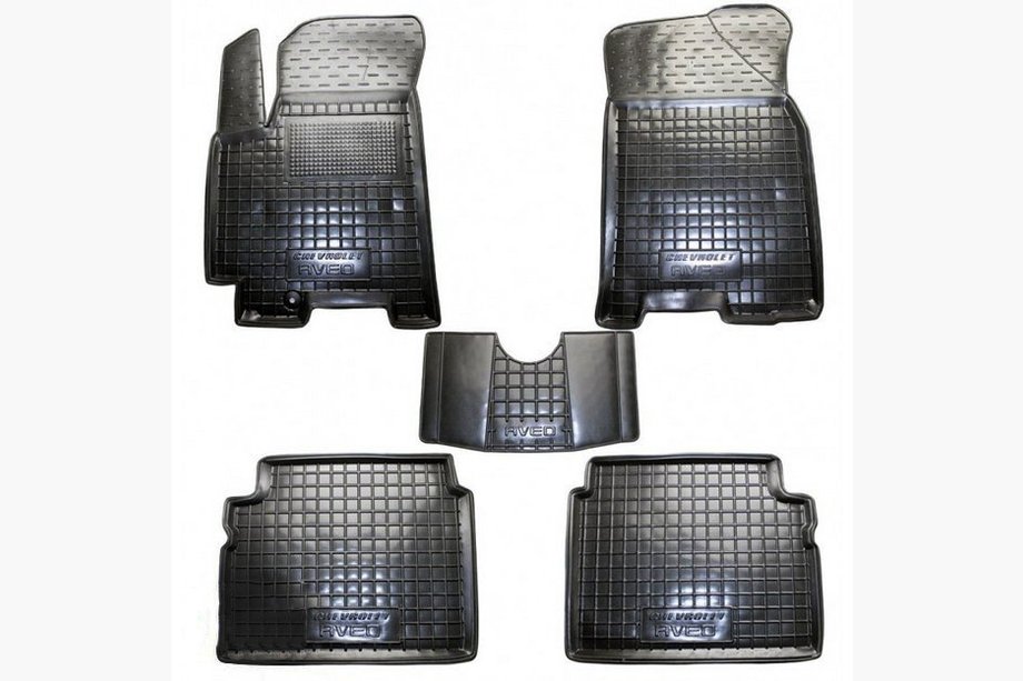 Chevrolet Aveo T250 2005–2011 Kumimatot korotetulla reunalla (Autogumm) Image