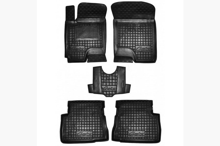 Hyundai Getz 2002– Kumimatot korotetulla reunalla (Autogumm) Image