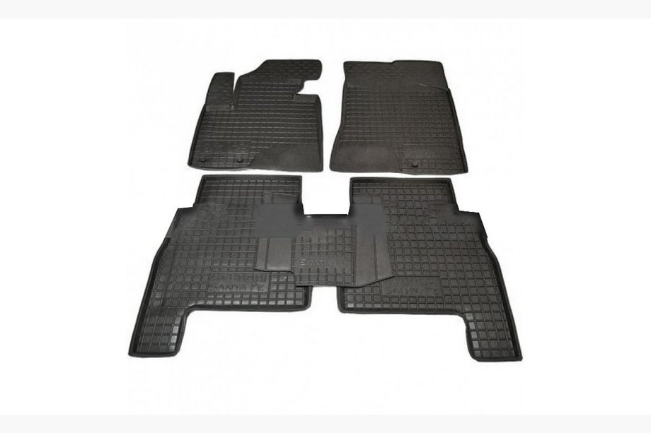 Hyundai Santa Fe 2 2006–2012 Kumimatot korotetulla reunalla 2006-2010 (Autogumm) Image