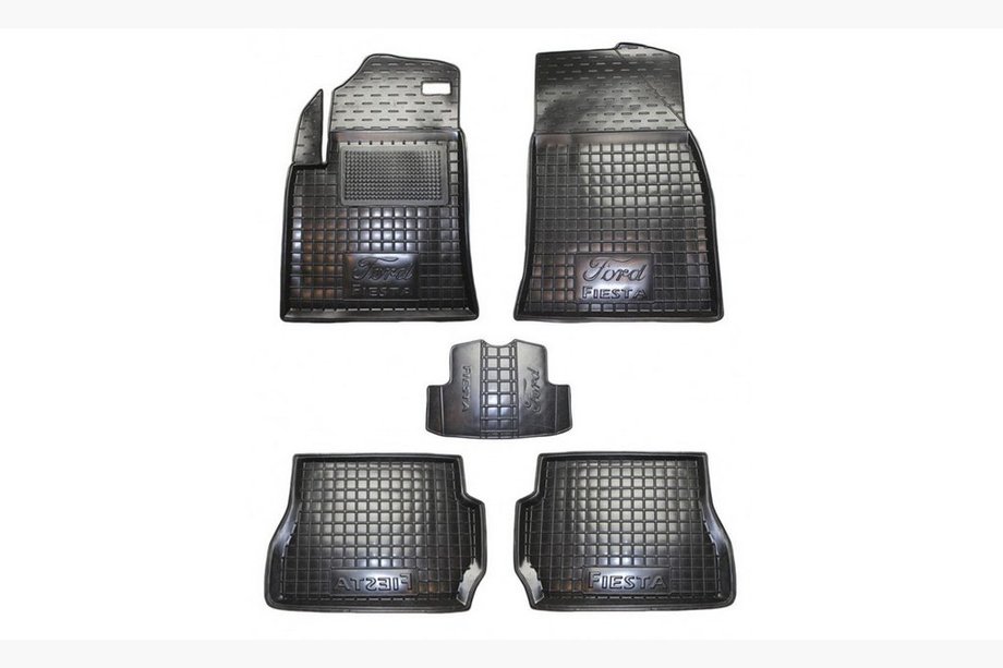 Ford Fiesta 2002–2008 Kumimatot korotetulla reunalla (Autogumm) Image