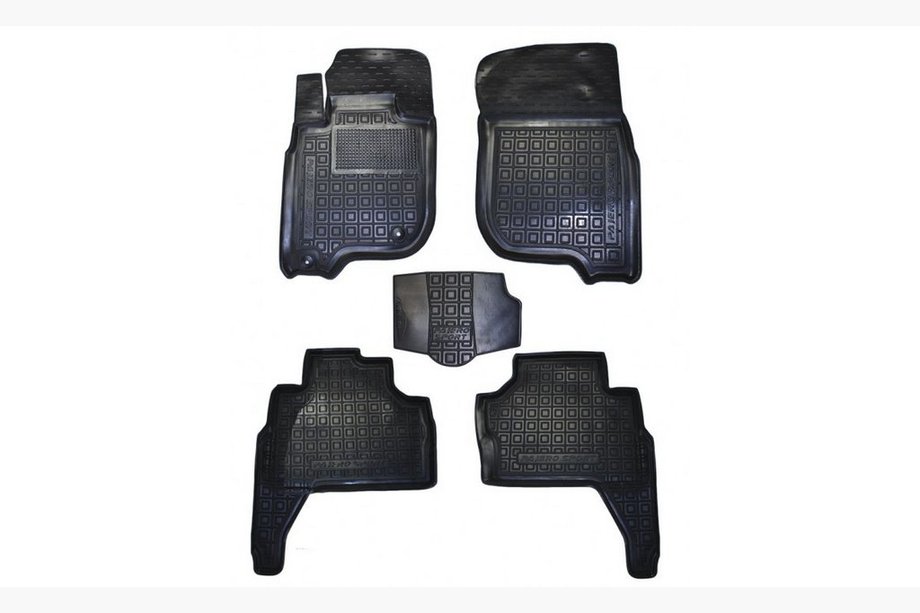 Mitsubishi Pajero Sport 2008–2015 Kumimatot korotetulla reunalla (Autogumm) Image