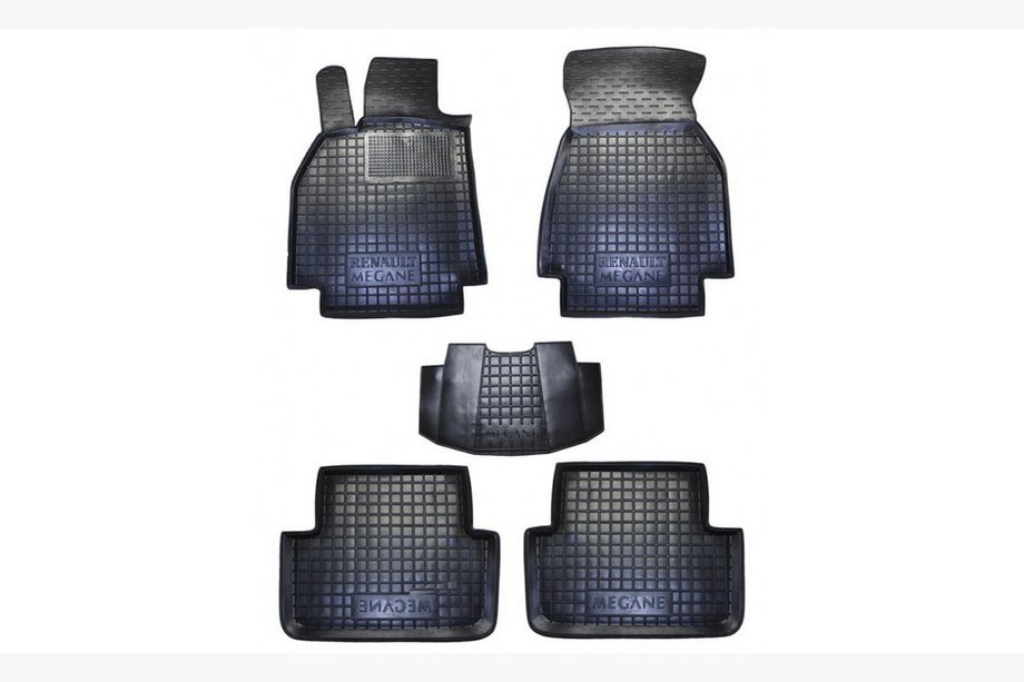 Renault Megane II 2004–2009 Kumimatot korotetulla reunalla (Autogumm) Image