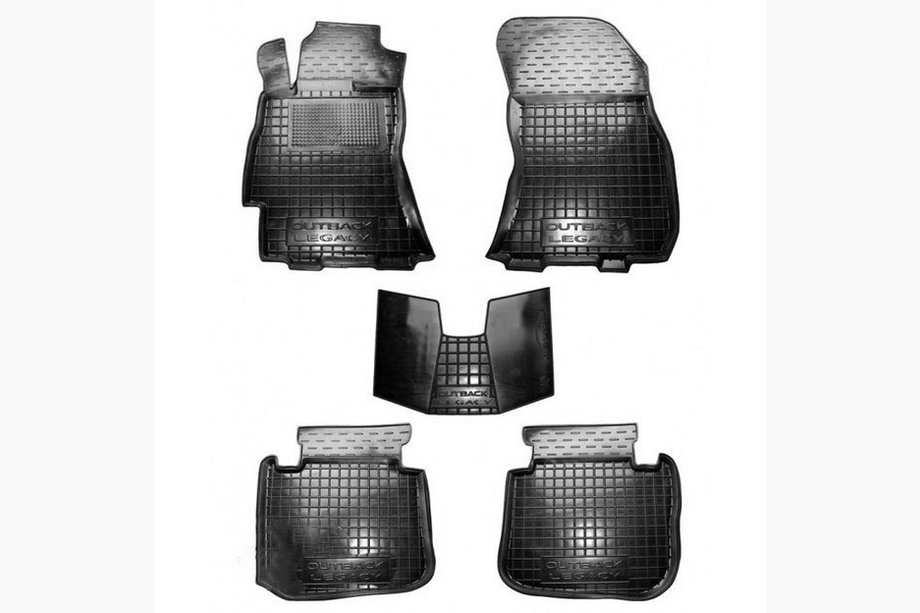 Subaru Outback 2009–2014 Kumimatot korotetulla reunalla (Autogumm) Image