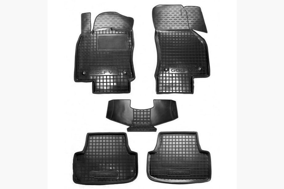 Volkswagen Golf 7/E-Golf 2012–2020 Kumimatot korotetulla reunalla (Autogumm) Image
