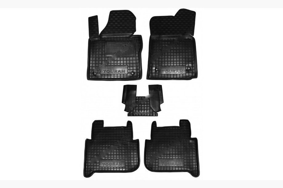 Volkswagen Touran 2010–2015 Kumimatot korotetulla reunalla (Autogumm) Kuva 1