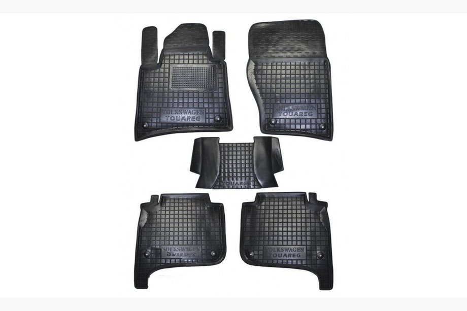 Volkswagen Touareg 2010–2018 Kumimatot korotetulla reunalla (Autogumm) Image
