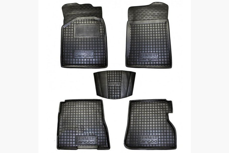 Renault Kangoo 1998–2008 3D-reunalliset kumimatot (Autogumm) Image