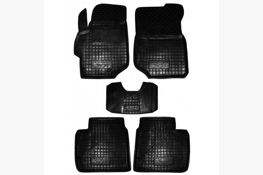 Peugeot 301 2012– Kumimatot korotetulla reunalla (Autogumm) Image