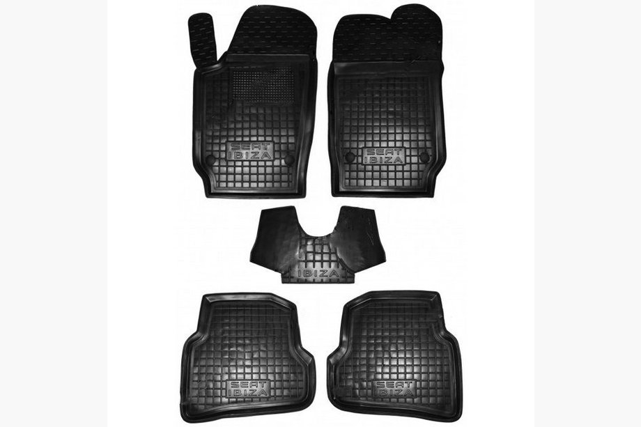Seat Ibiza 2010–2017 Kumimatot korotetulla reunalla (Autogumm) Image