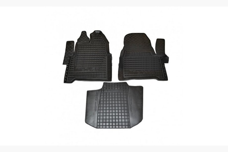 Ford Custom 2013–2022 Reunalliset kumimatot 1+1 eturiville (Autogumm) Image