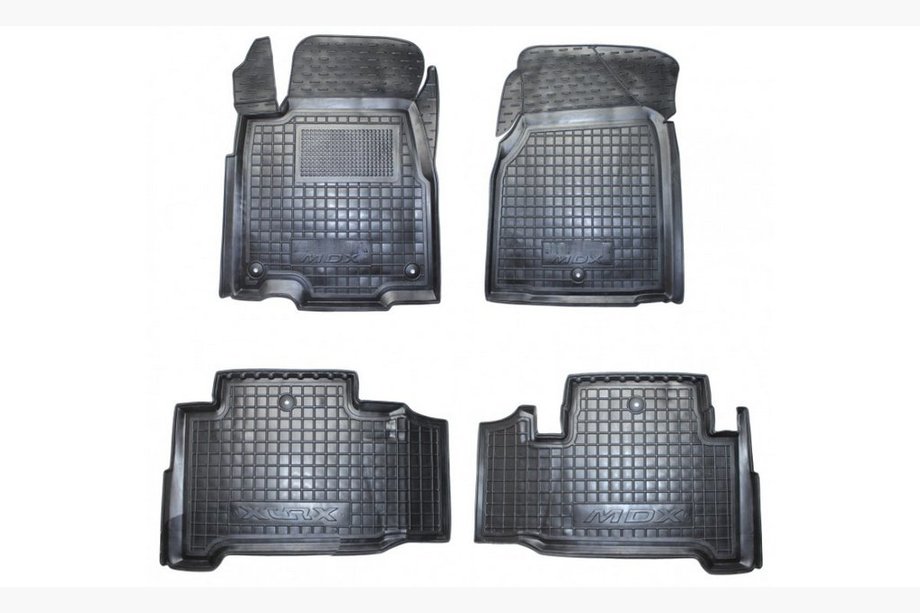 Acura MDX 2007–2013 Kumimatot korotetulla reunalla (Autogumm) Image