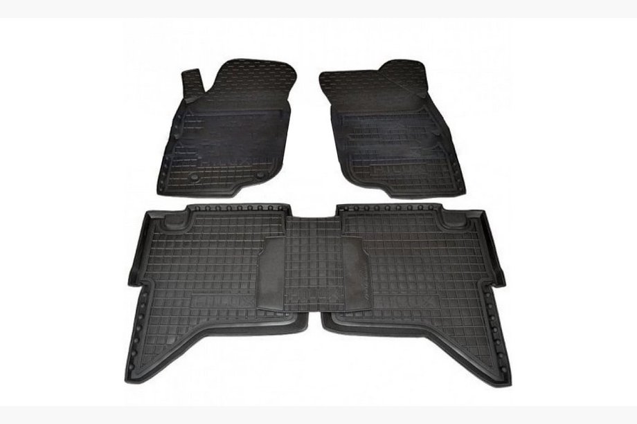 Toyota Hilux 2006–2015 Kumimatot korotetulla reunalla (Autogumm) Image