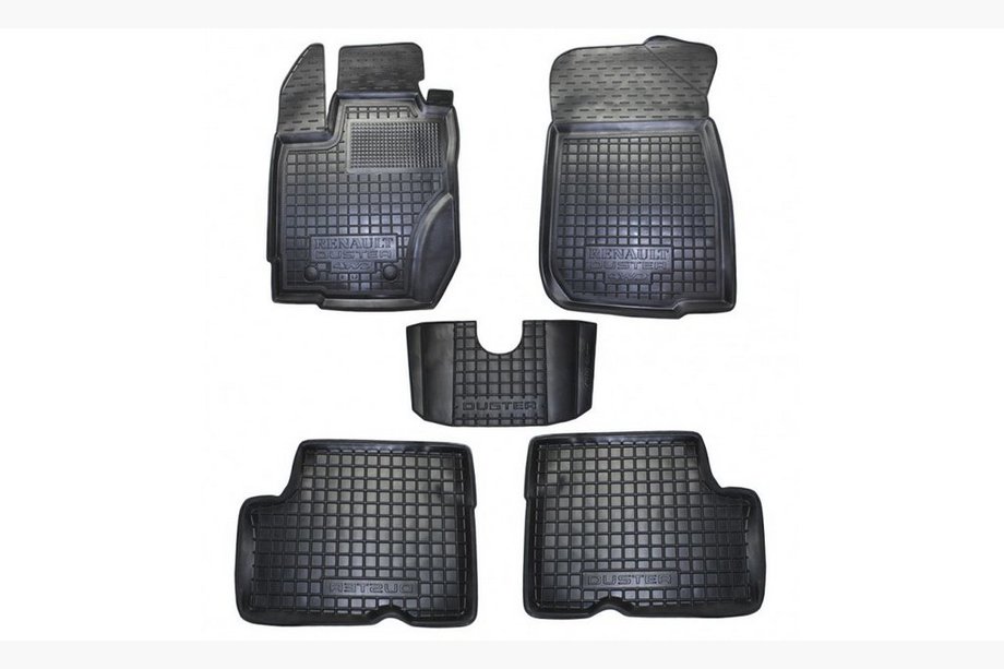 Renault Duster 2008–2017 Kumimatot korotetulla reunalla 2015+ 2/4WD Euro-kokoonpano (Autogumm) Image