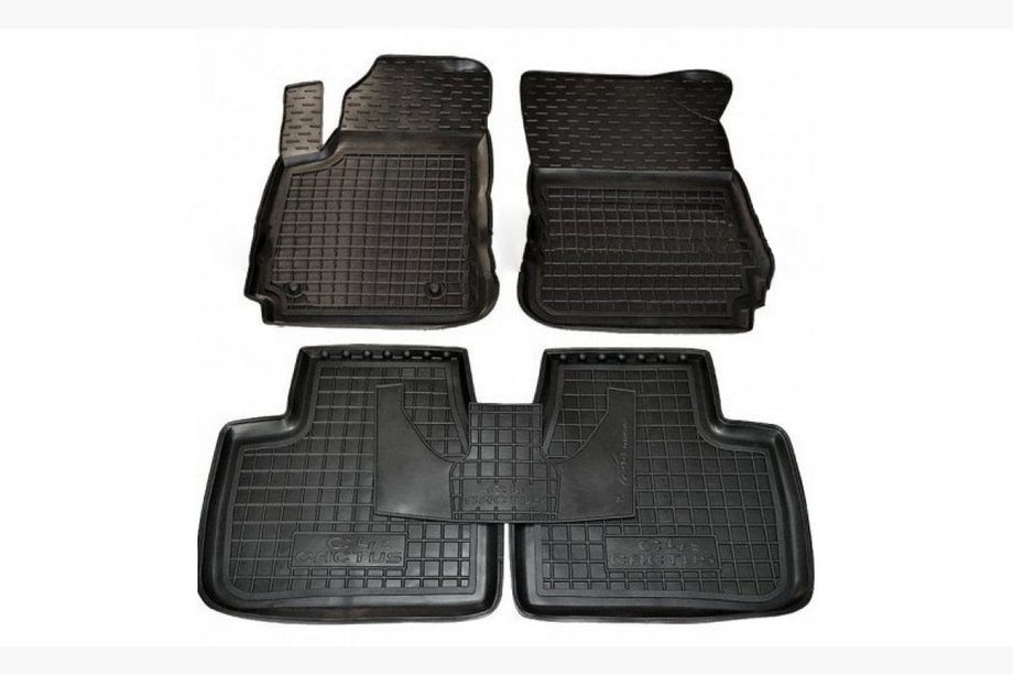 Citroen Cactus 2014–2020 Kumimatot korotetulla reunalla (Autogumm) Image