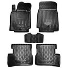 Nissan Micra K12 2003–2010 Kumimatot korotetulla reunalla (Autogumm) kuva 1