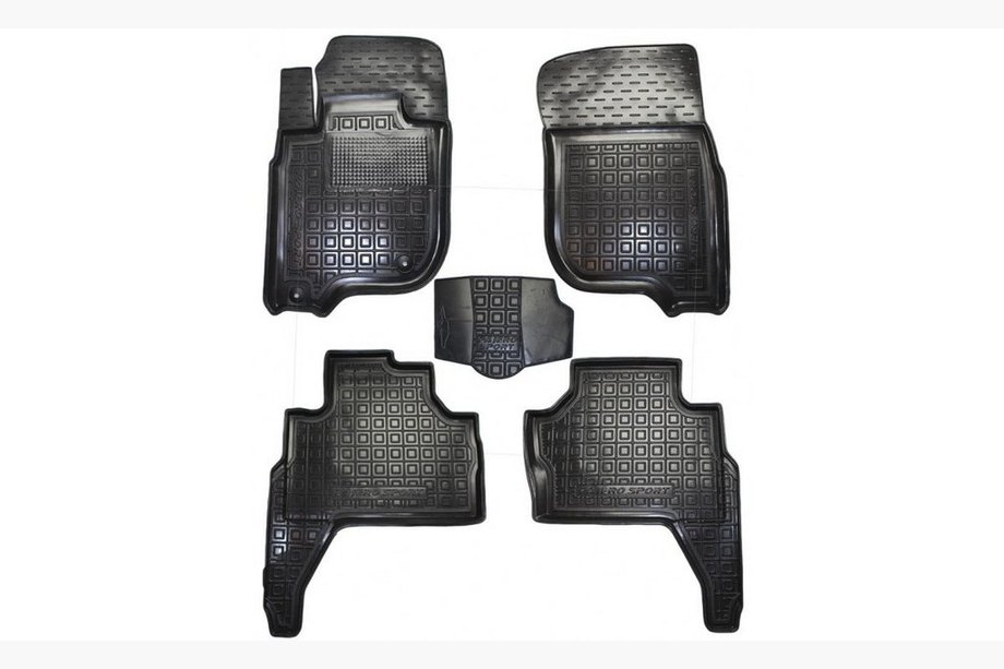 Mitsubishi Pajero Sport 2015– Kumimatot korotetulla reunalla (Autogumm) Image