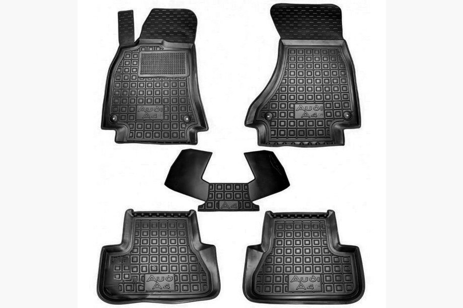 Audi A4 B8 2007–2015 Kumimatot korotetulla reunalla (Autogumm) Image