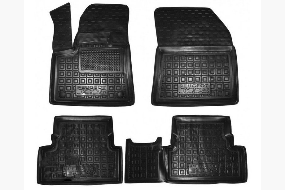 Peugeot 3008 2016–2023 Kumimatot korotetulla reunalla (Autogumm) Image