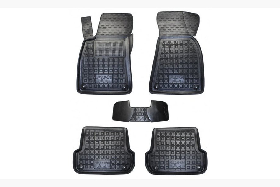 Audi A4 B6 2000–2004 Kumimatot korotetulla reunalla (Autogumm) Image