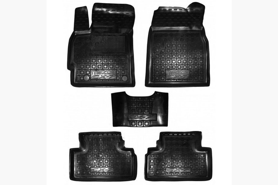 Mazda CX-7 2006–2012 Kumimatot korotetulla reunalla (Autogumm) Image