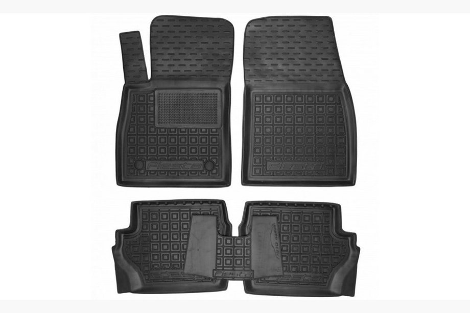 Ford Fiesta 2017– Kumimatot korotetulla reunalla (Autogumm) Image